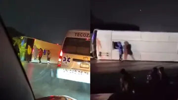 Accidente en la carretera México-Querétaro deja cinco lesionados