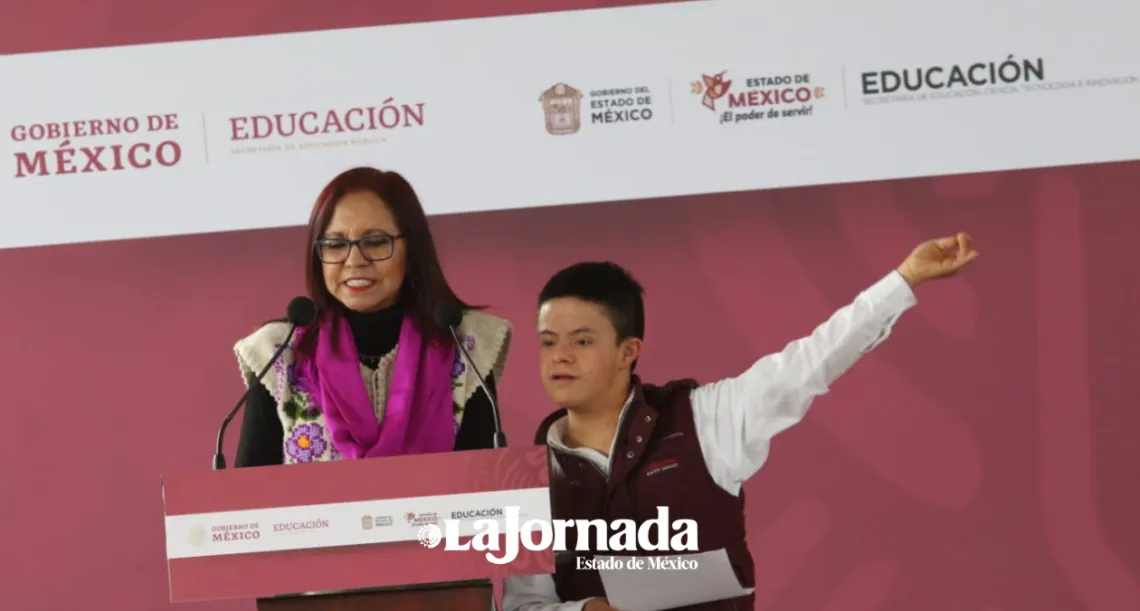 Delfina Gómez anuncia apoyo universal para mexiquenses con discapacidad