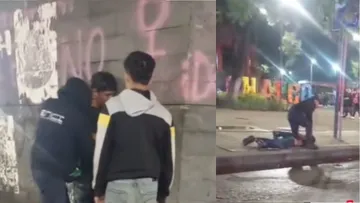 Ciudadanos detienen a ladrón en Chalco; policía se los quita y lo libera