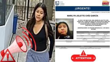 La Alerta Amber por Marilyn Jolette Chío García sigue activa mientras continúan las labores de búsqueda en CDMX.