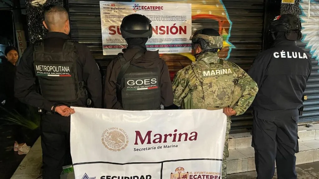 Ecatepec suspende expendios de venta irregular de alcohol