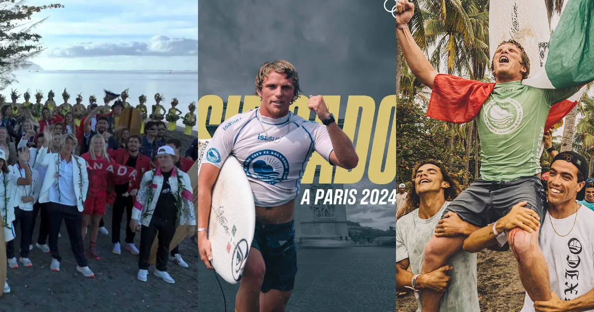 Él es Alan Cleland, el primer surfista mexicano en los Juegos Olímpicos París 2024
