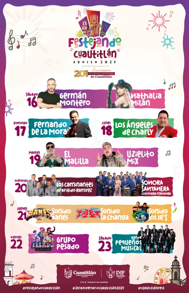 Cuautitlán celebra su 201 Aniversario con actividades artísticas y culturales