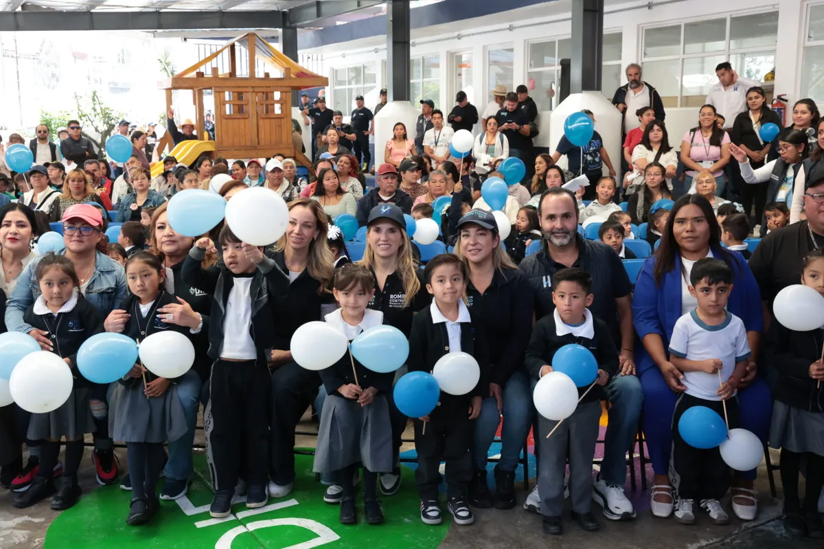 Mejora Huixquilucan jardín de niños con la construcción de tres nuevas aulas