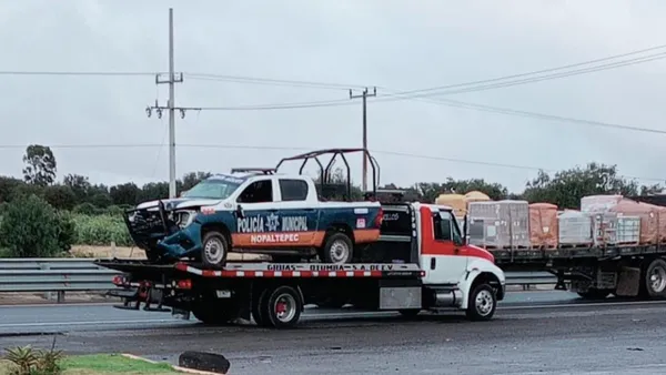 Nopaltepec registra dos accidentes de patrullas en menos de 24 horas