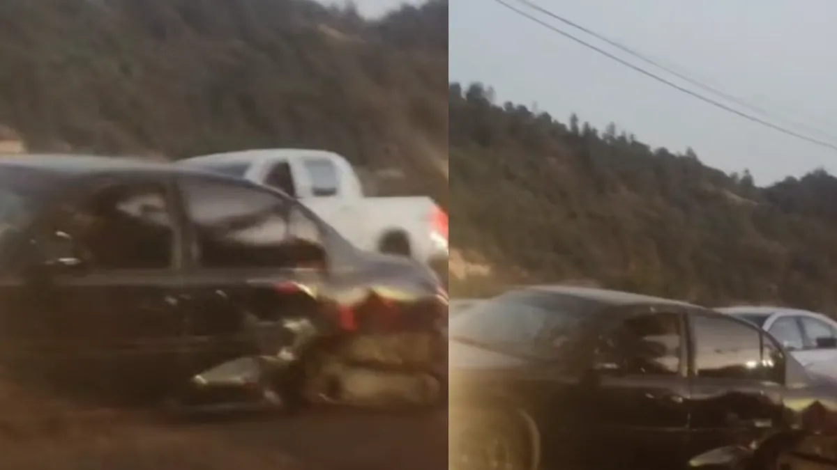 Choque en la México-Toluca provoca tráfico rumbo a CDMX [VIDEO]