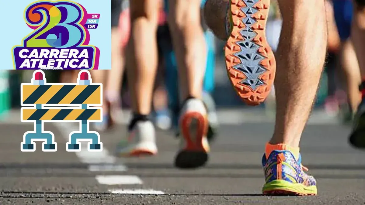 Cierre vial en Toluca por carrera atlética hoy 19 de abril