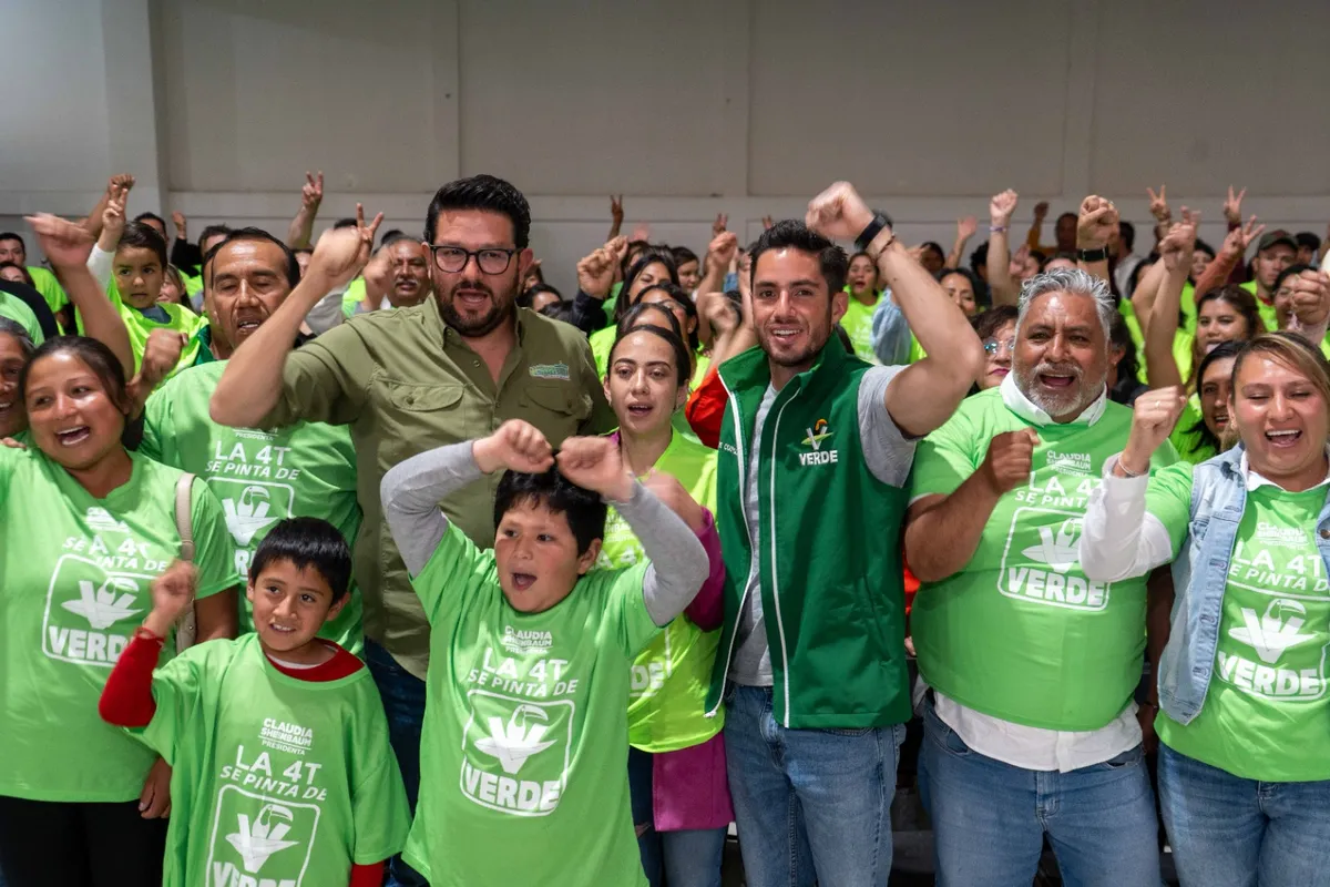 Respaldo masivo de la Familia Verde recibe a “Pepe” Couttolenc en Almoloya de Juárez