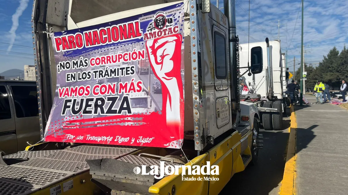 Transportistas desquician tránsito en zona oriente del Valle de México