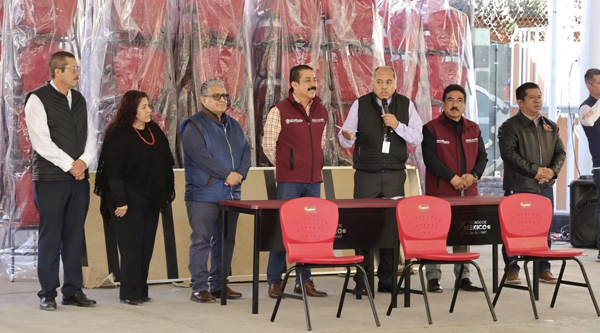 Chicoloapan: GEM entrega obras de infraestructura en Escuelas Públicas