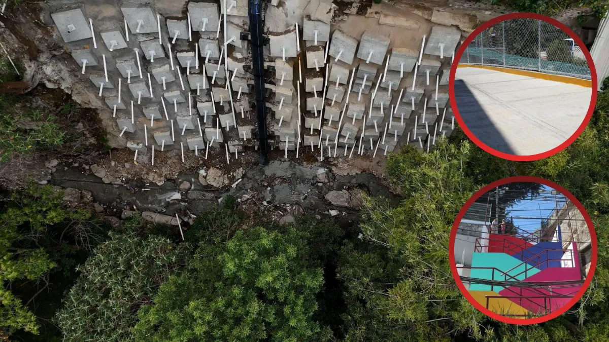 La Magdalena Contreras refuerza seguridad con obras en zonas de ladera