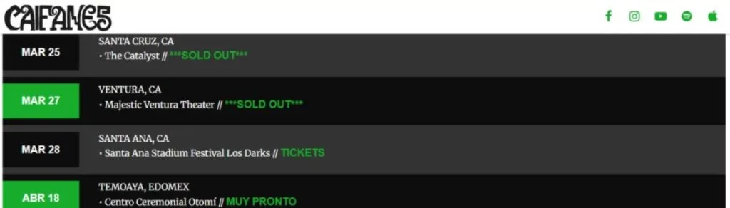 ¿Caifanes en Temoaya? Esto sabemos…