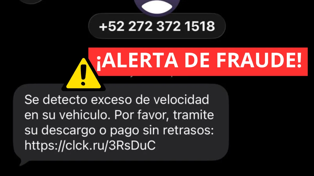 Te notificaron una multa por SMS, ¡Cuidado! puede ser un fraude