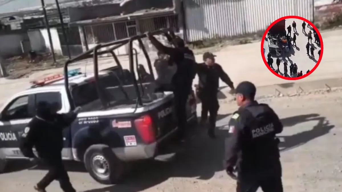 Liberan a 11 trabajadores de Teoloyucan tras enfrentamiento con policías de Tepotzotlán