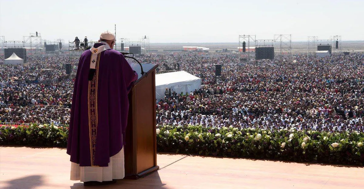 El papa francisco visita mexico