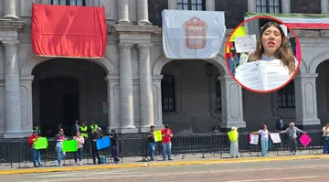 Proveedoras de Tecámac exigen pagos pendientes frente a Palacio de Gobierno