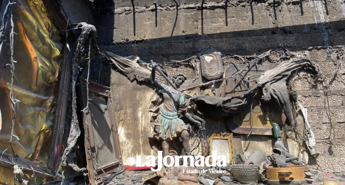 Chalco: Inician demolición de casas afectadas por incendio