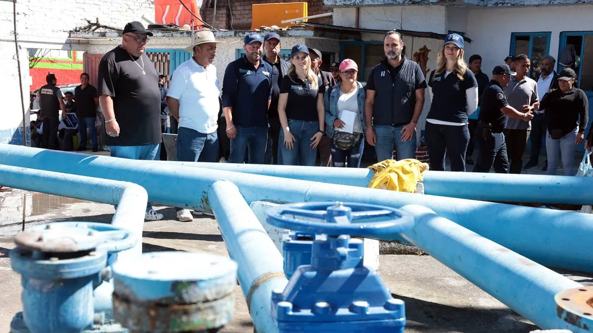 Huixquilucan rehabilita estación de rebombeo y tanque en San Fernando