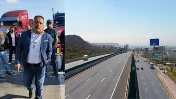 Transportistas de Tamexun amenazan con continuar bloqueos en la México–Querétaro; denuncian corrupción de la FGJEM