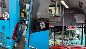 Choque entre unidades del Mexibús Edomex deja cinco lesionados