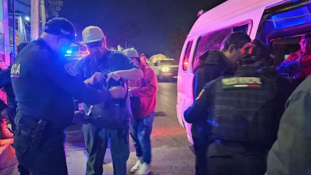 Marinos van contra el robo a transporte público en Ecatepec