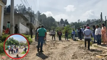 Vecinos de Sierra de Guadalupe piden pavimentación de la calle Eucalipto