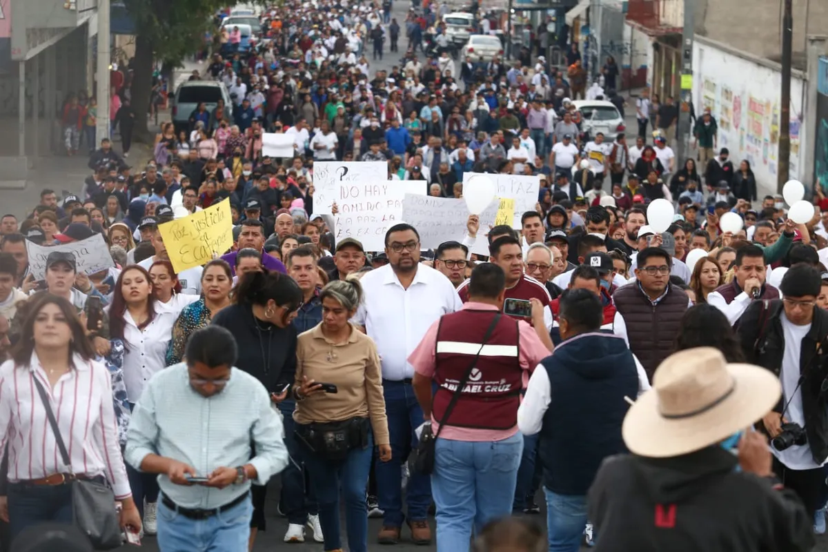 Ecatepec: marchan por la paz y exigen justicia para morenistas asesinados