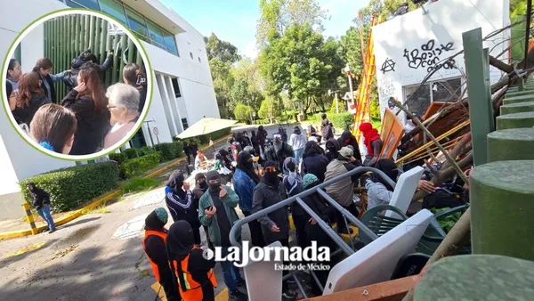 UAEMéx: Alumnos de Ciencias Políticas intentan desalojar a paristas