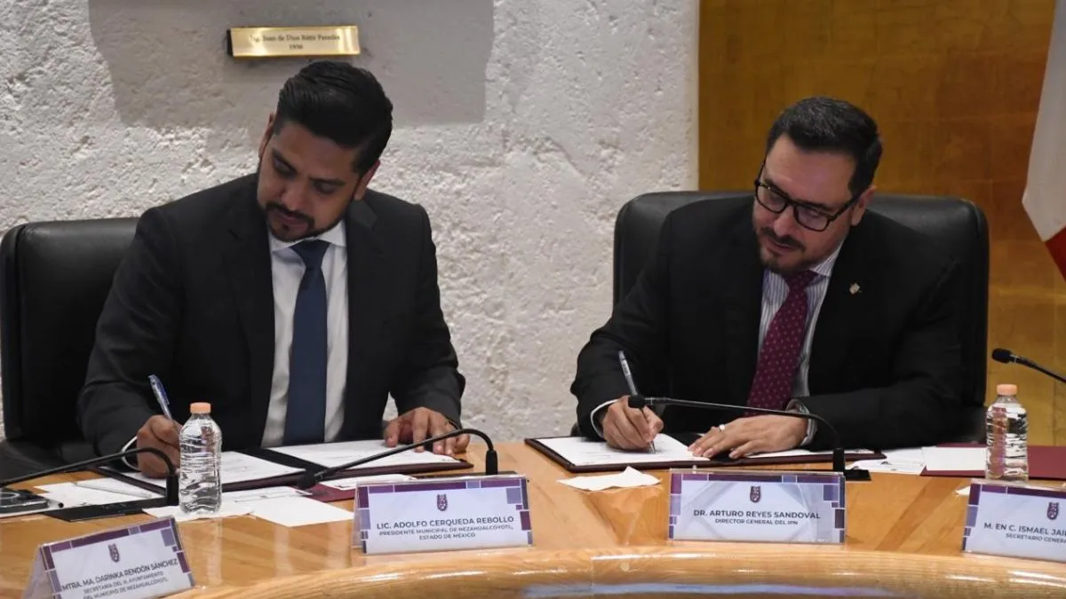 IPN apoyará al Ayuntamiento de Nezahualcóyotl en proyectos urbanos