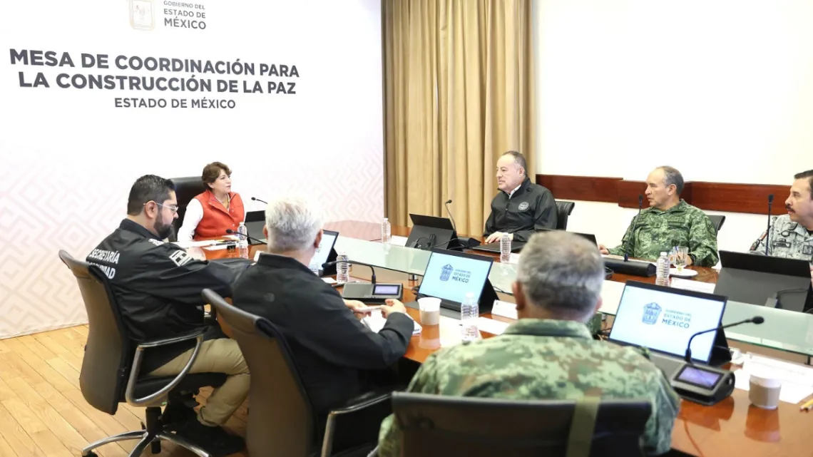 Supervisa Gobernadora Delfina Gómez trabajos de la Mesa de Coordinación para la Construcción de la Paz