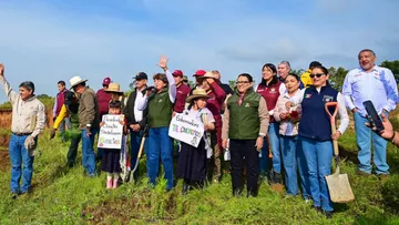 Delfina Gómez encabeza reforestación nacional desde Temoaya