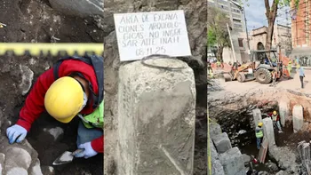 Hallazgo arqueológico en la Calzada Flotante de Tlalpan obliga al INAH a suspender obras en el Parque Elevado de la CDMX.