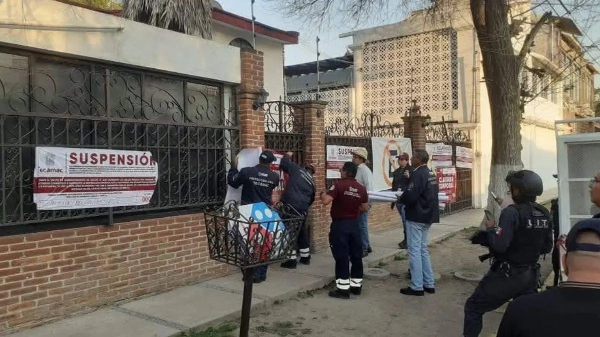 Clausuran clínica de rehabilitación en Tecámac