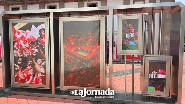 Montan galería de apoyo al Toluca previo al partido con el América