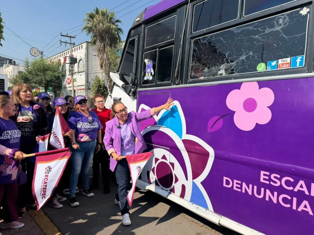 Ecatepec lanza QR de seguridad en transporte público: Así funciona la Red Violeta para proteger a las mujeres
