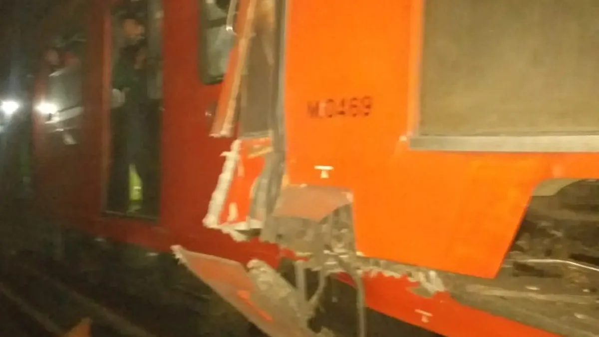 Fiscalía de CDMX afirma que choque de trenes de la Línea 3 del Metro fue por negligencia de conductor