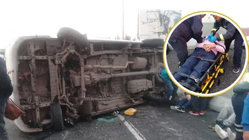 Volcadura deja un muerto y heridos en la autopista México-Pachuca