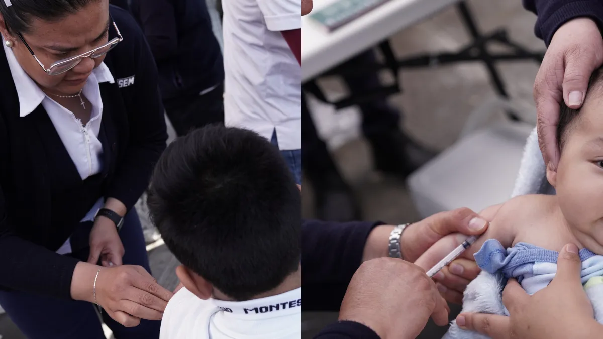 Aplicadas más de un millón de vacunas contra el sarampión en Edomex