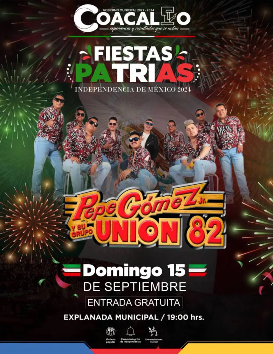 Grito de Independencia 2024 en Coacalco: ¿Qué artistas se presentarán?