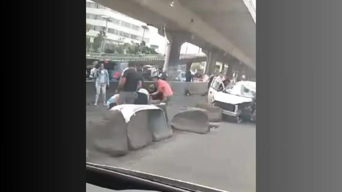 Accidentes vehiculares en Vía Corta y Parque Toreo