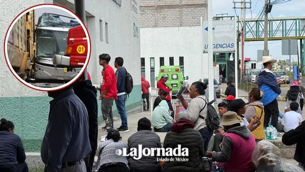 Alta de heridos en accidente de tren y autobús avanza en Atlacomulco