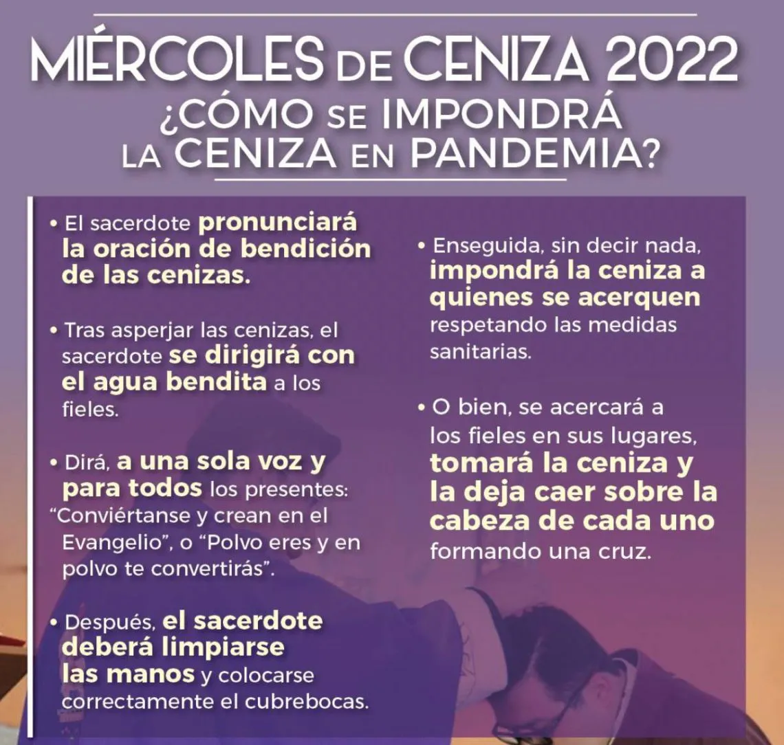 ¿Cuándo es Miércoles de Ceniza 2022?