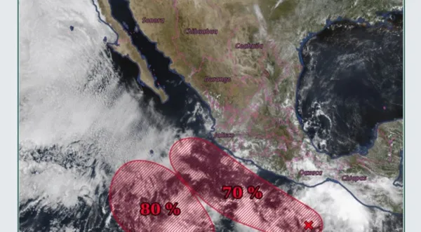 Nuevo ciclón provocará intensas lluvias y fuertes vientos en estos estados este fin de semana.