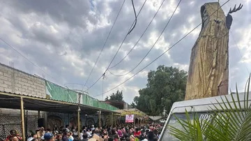 Tultitlán: Despiden 2024 en el templo de la Santa Muerte