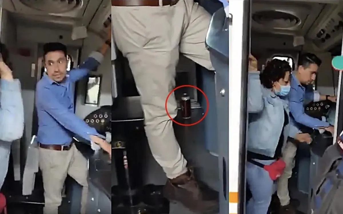 Conductor del Metro borracho