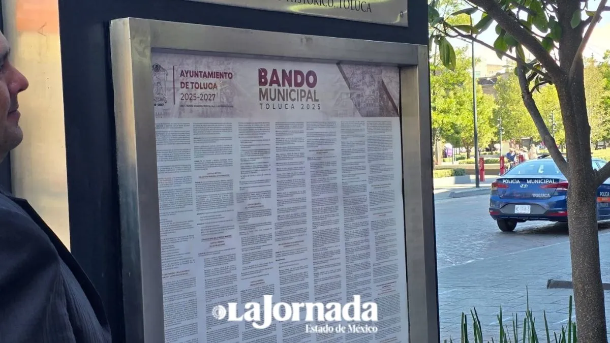 Bando Municipal de Toluca 2025 incluye atención a indigentes