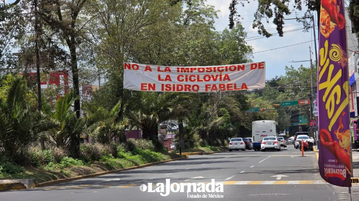 Explora Semov cambiar trazo de ciclovía de Isidro Fabela, obras se frenaron por inconformidad