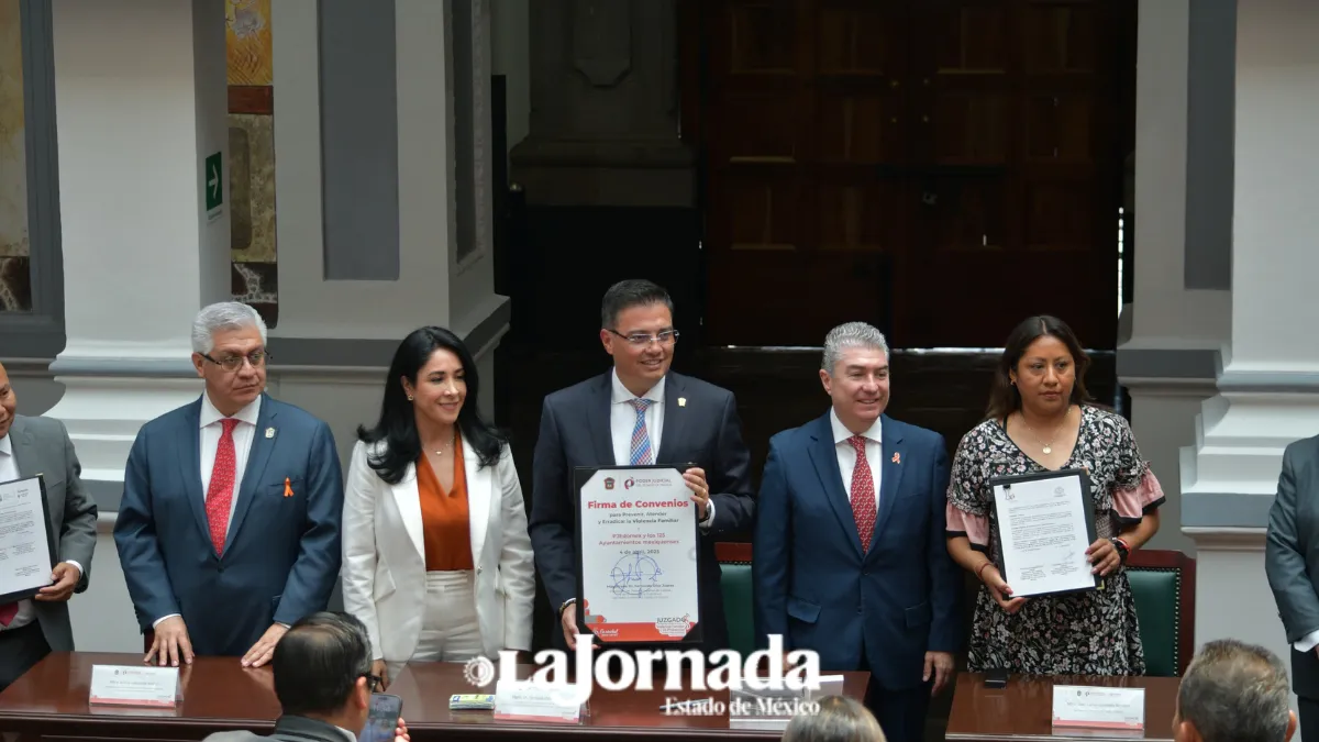 Poder Judicial y municipios firman convenio para erradicar la violencia familiar