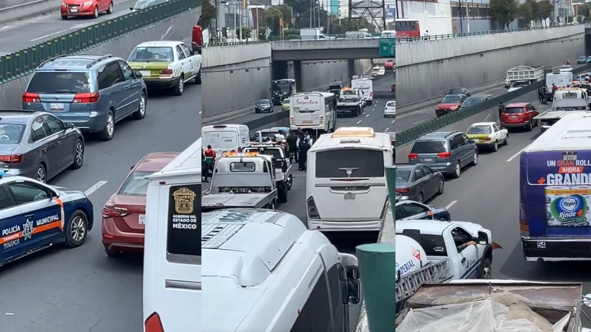 Carambola en Alfredo del Mazo provoca caos en Toluca