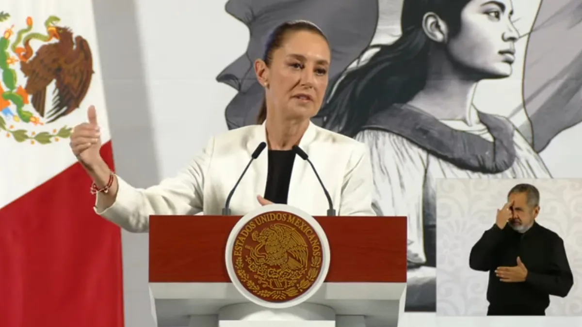 La mandataria atribuyó el reporte de caída económica a la renovación del gobierno federal, no a una recesión.